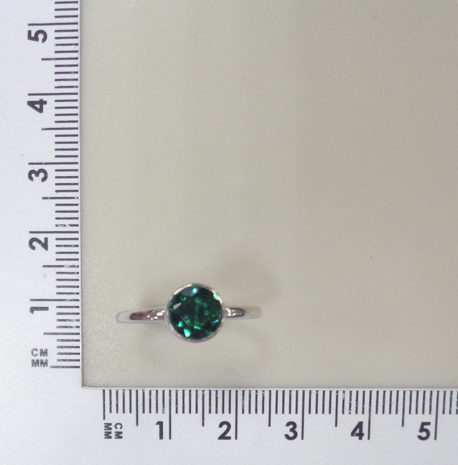 Серебряное кольцо с празиолитом